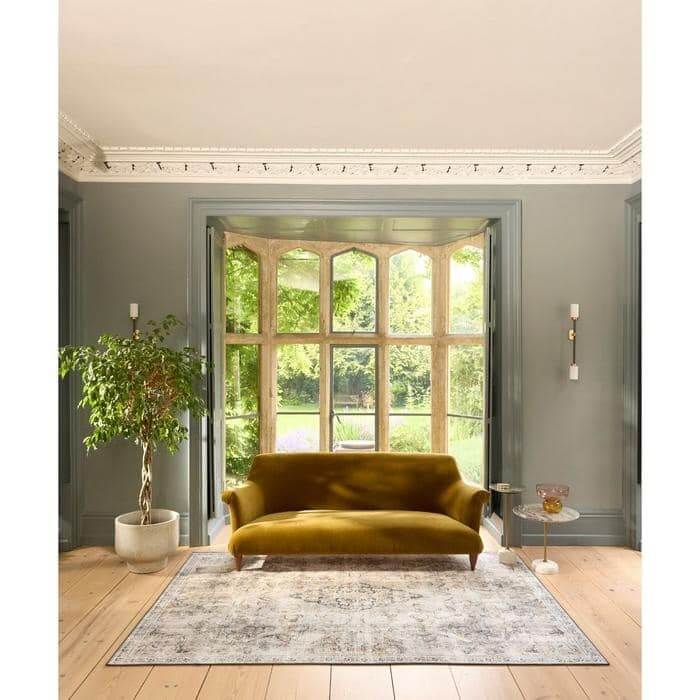 Eco - Washable Cream Rug Vintage Design - Bargainia.com - 5026134621633 - HGECWA_BARQUE_120X185