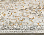 Eco - Washable Cream Rug Vintage Design - Bargainia.com - 