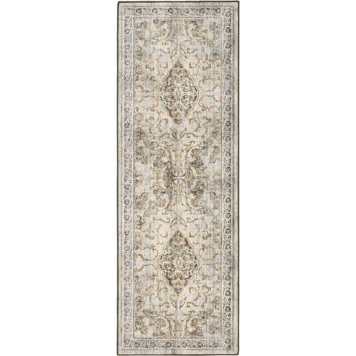 Eco - Washable Cream Rug Vintage Design - Bargainia.com - 5026134621664 - HGECWA_BARQUE_075X220