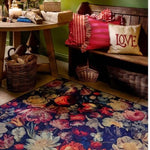 Eco - Washable Dark Flowers Design - Bargainia.com - 