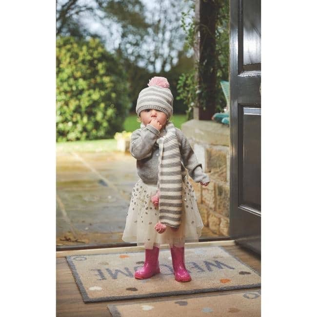 Eco Washable Floral Mats – Geometric - Bargainia.com - 5026134538184 - HGDESI_HOME34_065X085