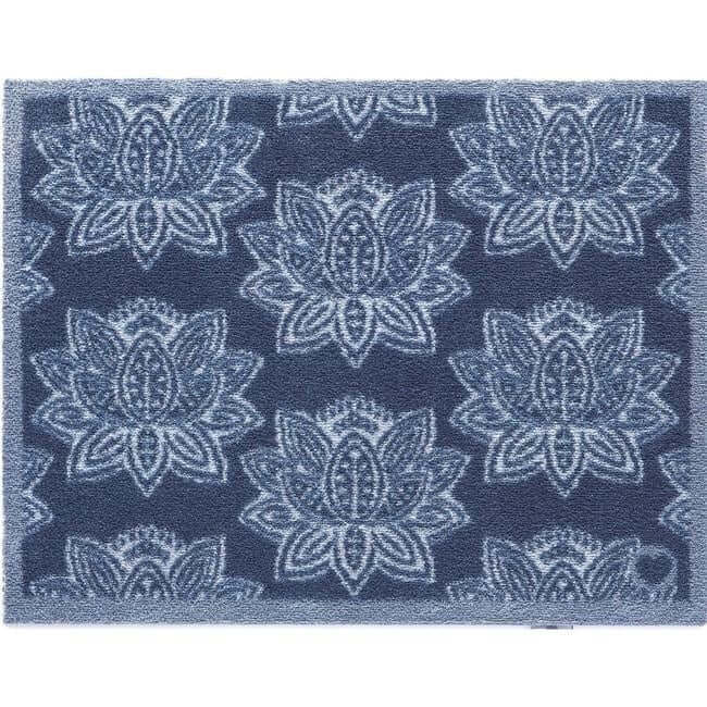 Eco Washable Floral Mats – Geometric - Bargainia.com - 5026134592926 - HGDESI_WDBLO1_065X085