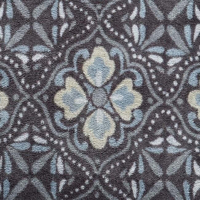 Eco Washable Floral Mats – Geometric - Bargainia.com - 5026134604216 - HGDESI_HOME45_065X150