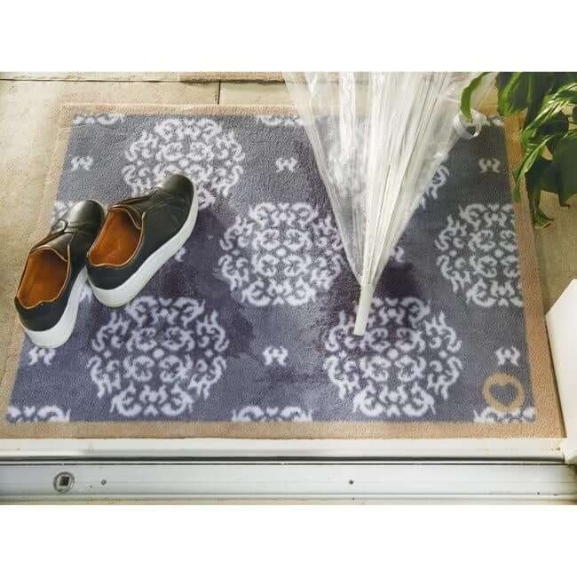 Eco Washable Floral Mats – Geometric - Bargainia.com - 5026134620254 - HGDESI_HOME44_065X085