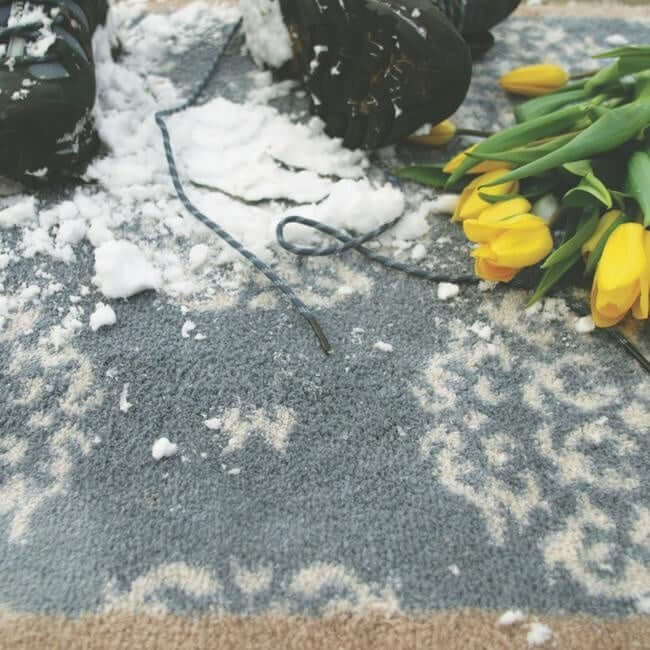 Eco Washable Floral Mats – Geometric - Bargainia.com - 5026134800946 - HGDESI_HOME15_065X085
