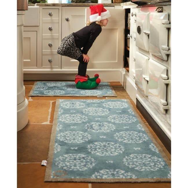 Eco Washable Floral Mats – Geometric - Bargainia.com - 5026134800953 - HGDESI_HOME15_065x150