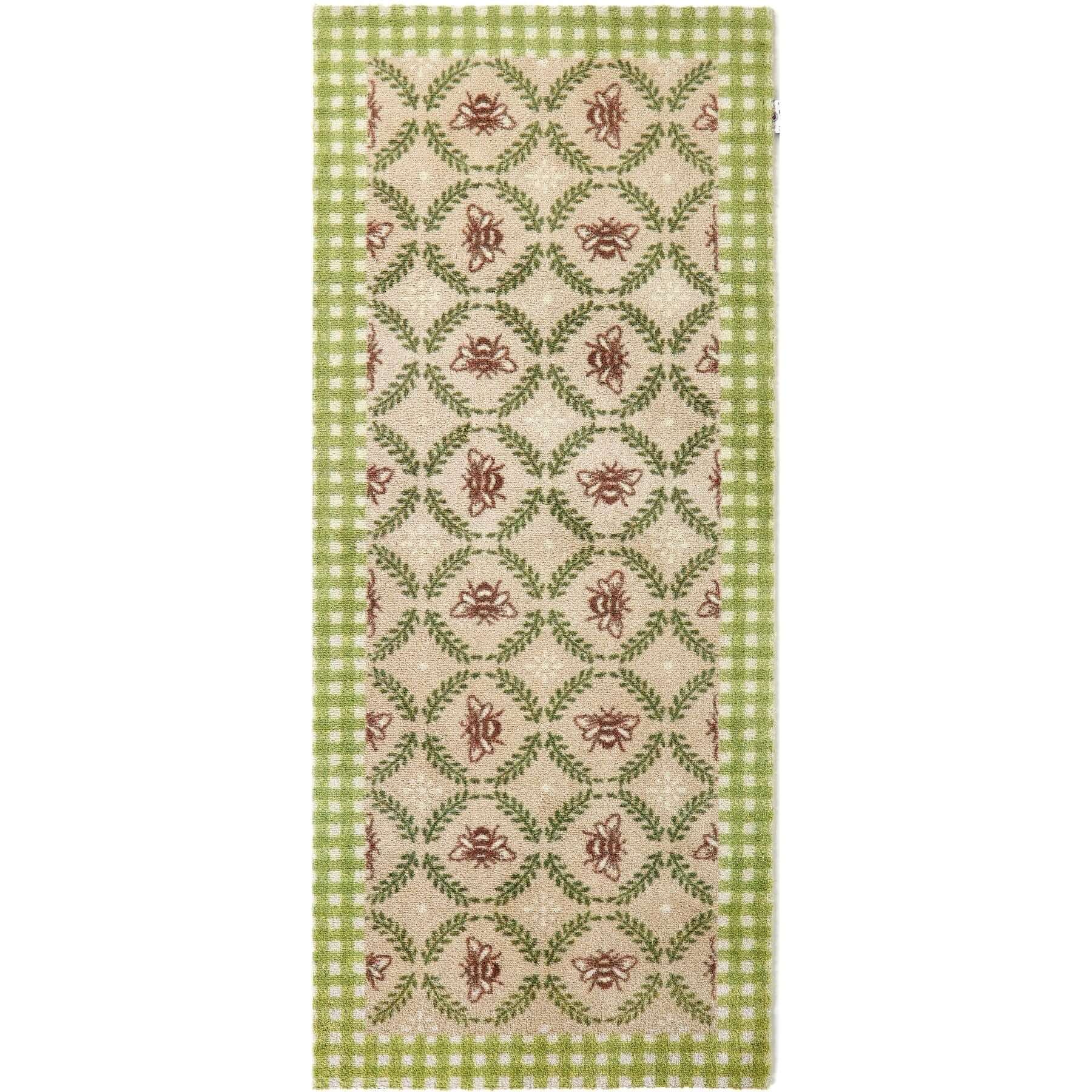 Eco Washable Floral Mats – Geometric - Bargainia.com - 5056584577907 - HGDESI_BEEHVS_065X150