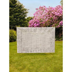 Eco - Washable Grey Rug Bordered Design - Bargainia.com - 