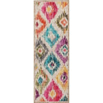 Eco - Washable Multicolour Rug Moroccan Design - Bargainia.com - 