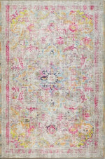 Eco - Washable Multicolour Rug Vintage Design - Bargainia.com - 