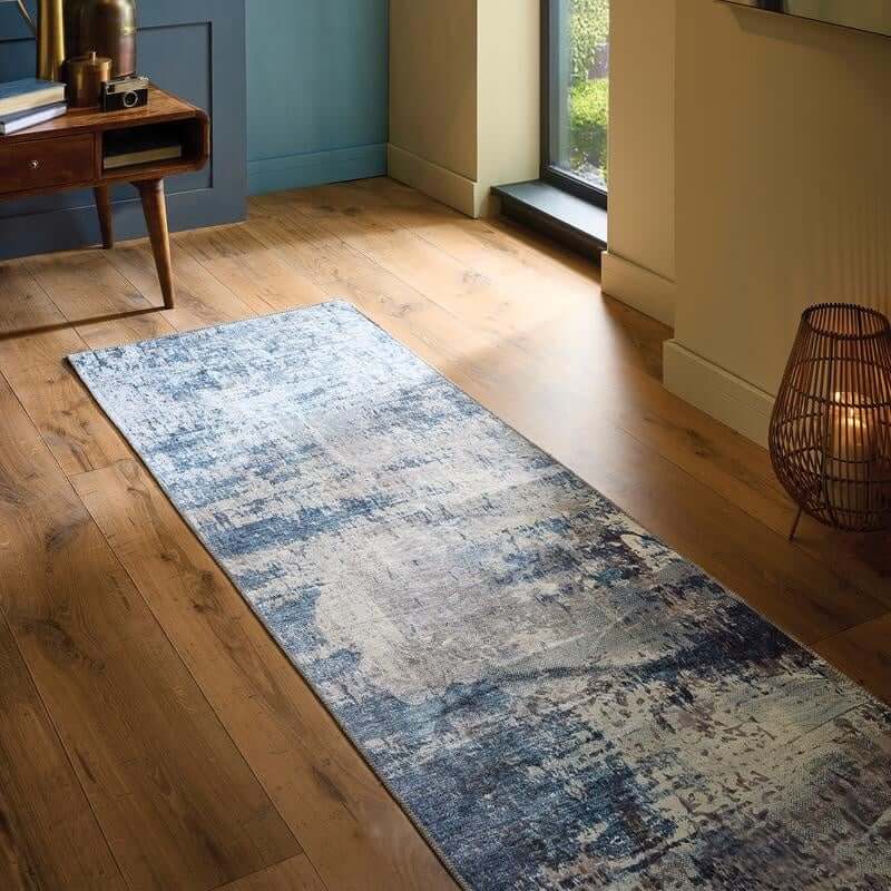 Eco - Washable Rug Abstract Design - Bargainia.com - 5026134637191 - WASHAS_GLCIER_067X200