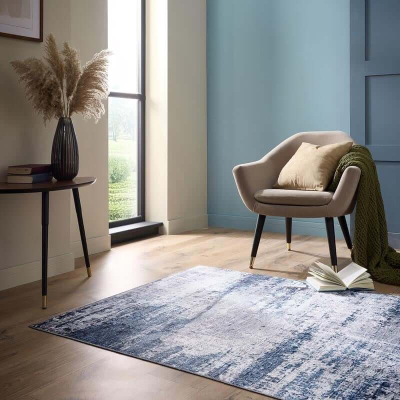 Eco - Washable Rug Abstract Design - Bargainia.com - 5026134637207 - WASHAS_GLCIER_120X170