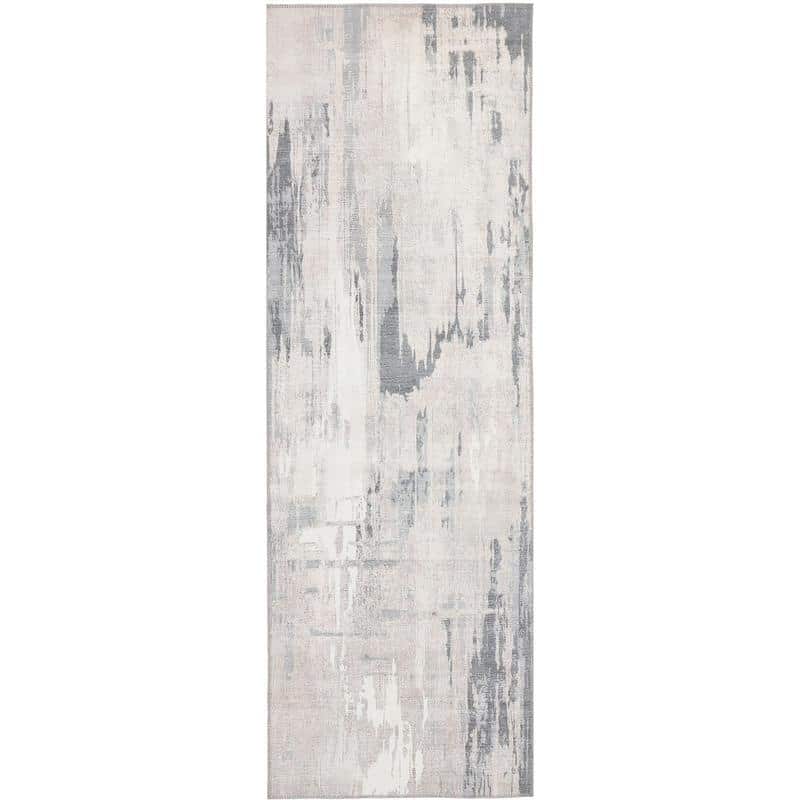 Eco - Washable Rug Abstract Design - Bargainia.com - 5026134637221 - WASHAS_ICEXXX_067X200