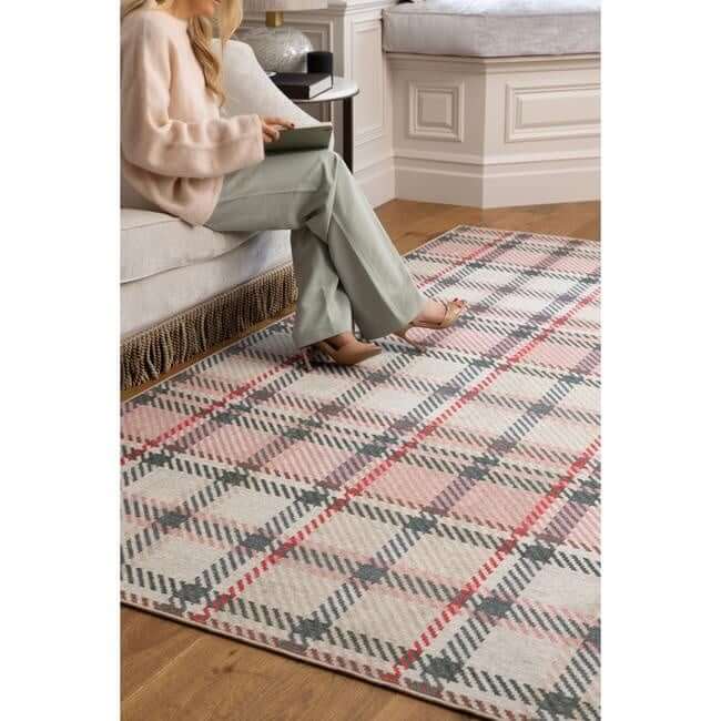 Eco - Washable Rug Tartan Design - Bargainia.com - 5026134640184 - HGECWA_ISPLPI_120X185