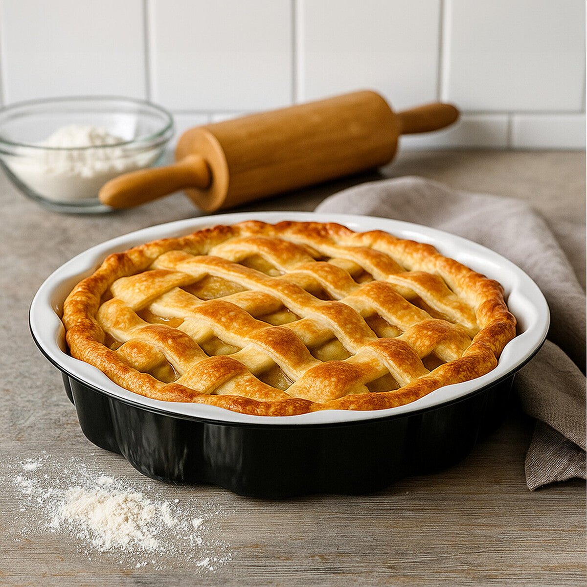 Ecocook Black Flan Dish - Bargainia.com - 5018705782959