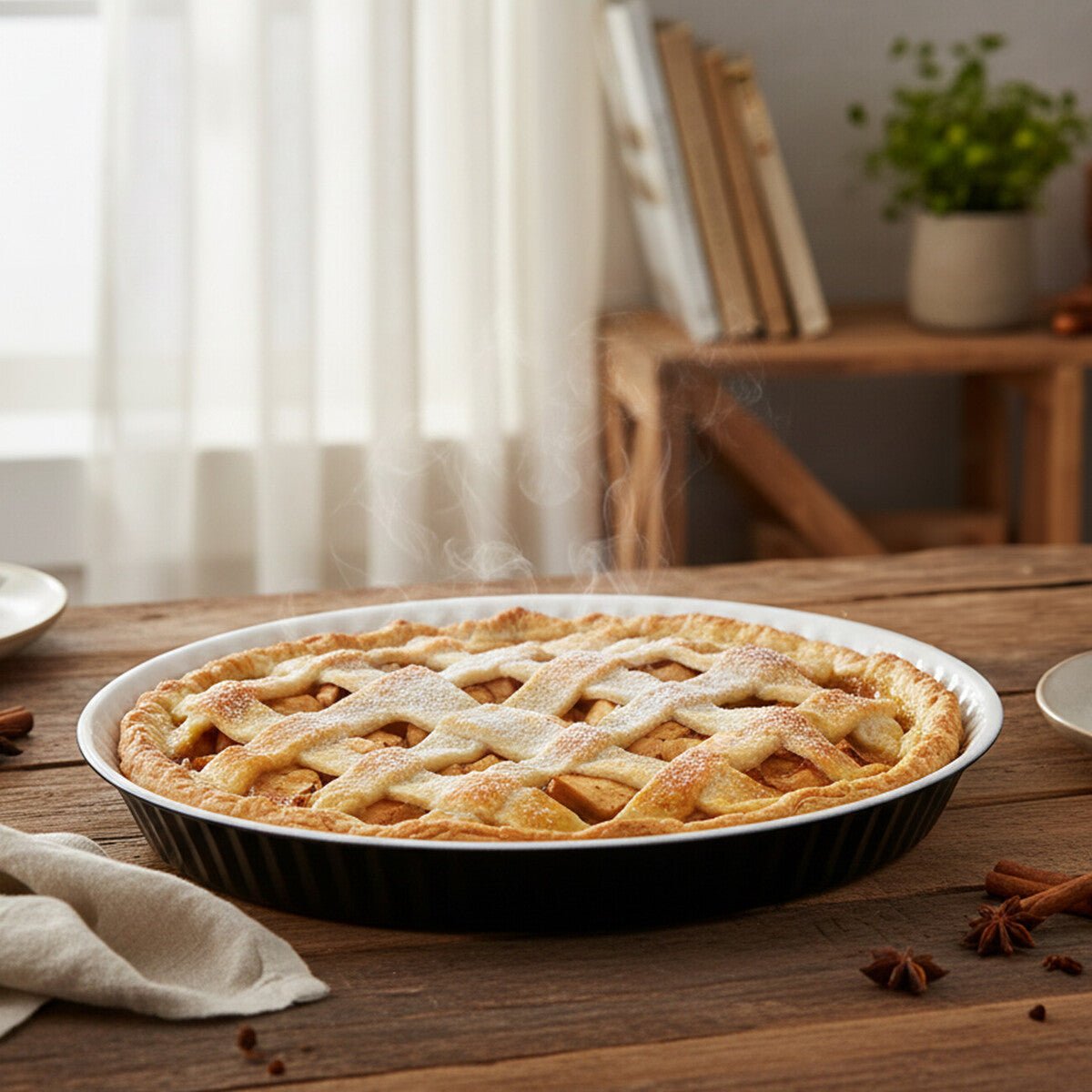 Ecocook Black Low Flan Dish - Bargainia.com - 5018705782911