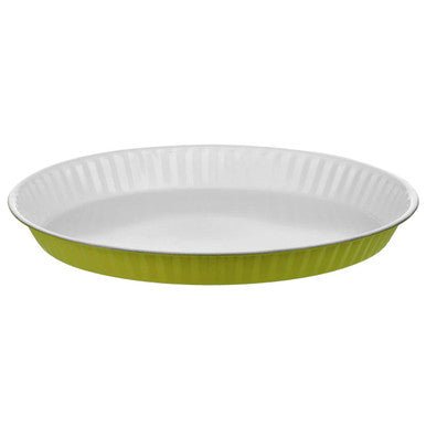 Ecocook Lime Green And White Flan Dish - Bargainia.com - 5018705782928