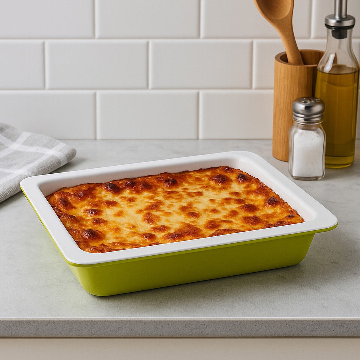Ecocook Lime Green Baking Dish - Bargainia.com - 5018705782867