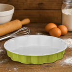 Ecocook Lime Green Flan Dish - Bargainia.com - 5018705782966
