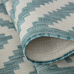 Ecology Outdoor Rug Aqua | 100AQ - Bargainia.com - 