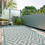 Ecology Outdoor Rug Aqua | 100AQ - Bargainia.com - 