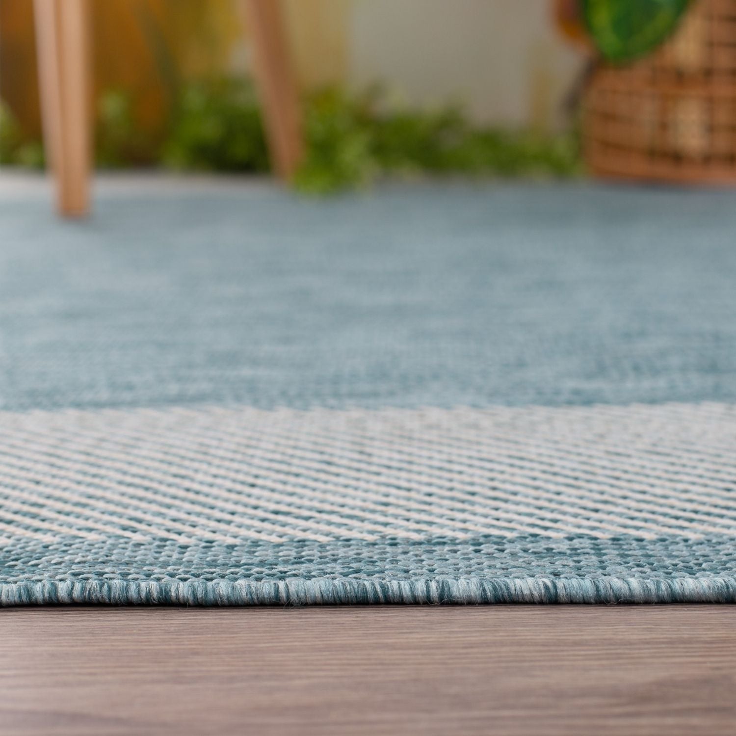 Ecology Outdoor Rug Aqua | 200AQ - Bargainia.com - 