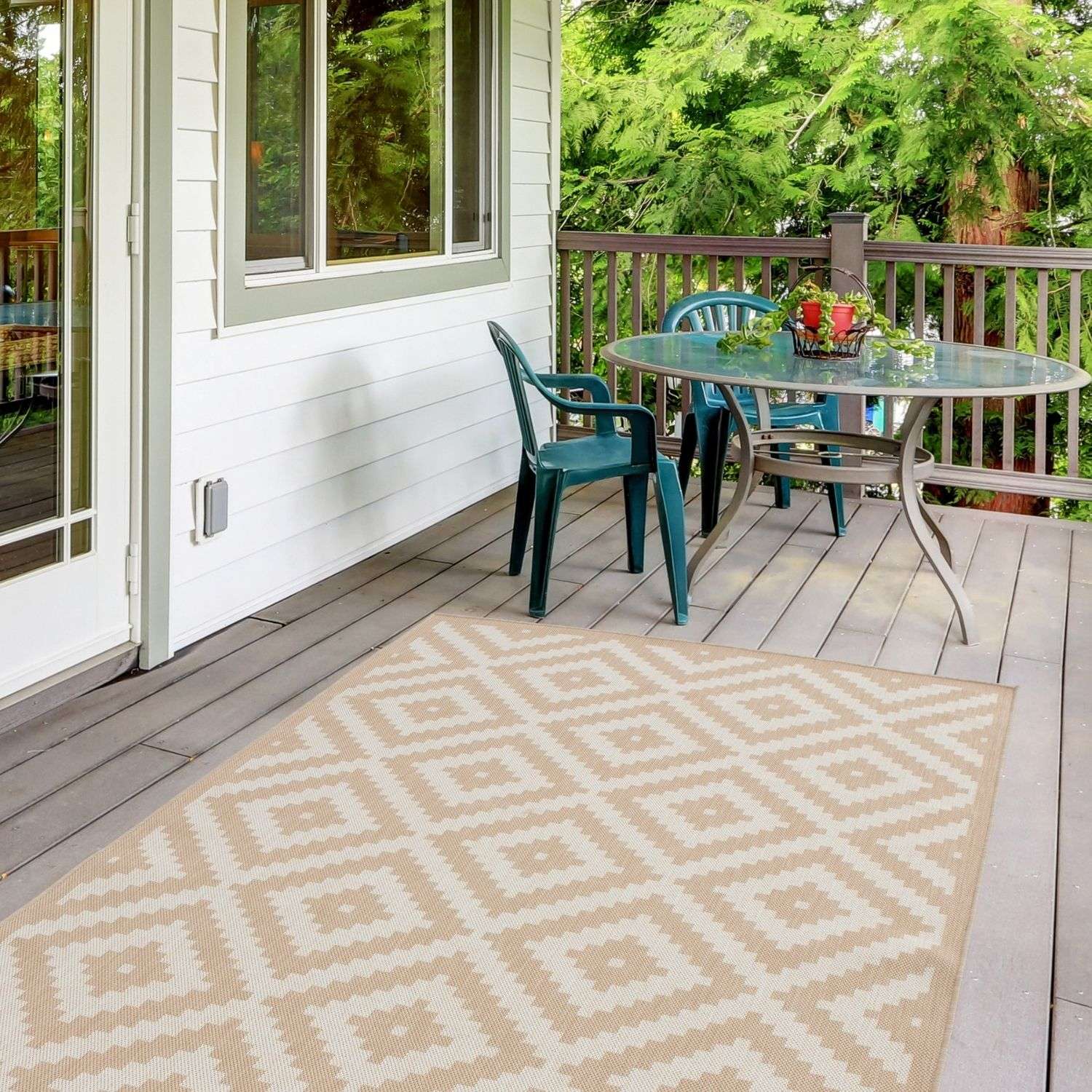 Ecology Outdoor Rug Beige | 100b - Bargainia.com - 5056584500004 - 2562