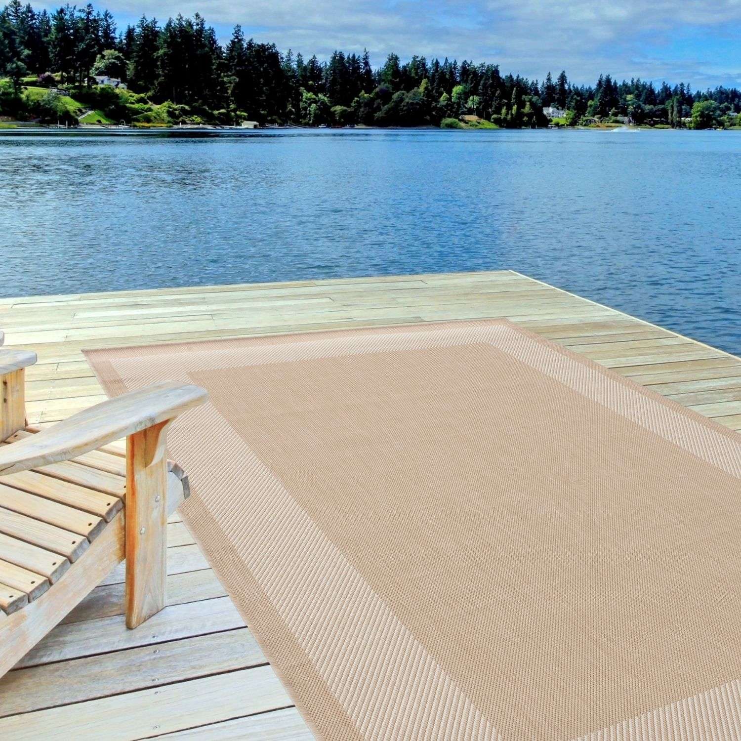Ecology Outdoor Rug Beige | 200b - Bargainia.com - 