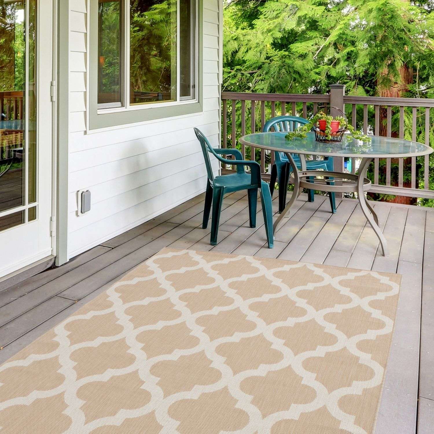 Ecology Outdoor Rug Beige | 400b - Bargainia.com - 5056584500165 - 2606