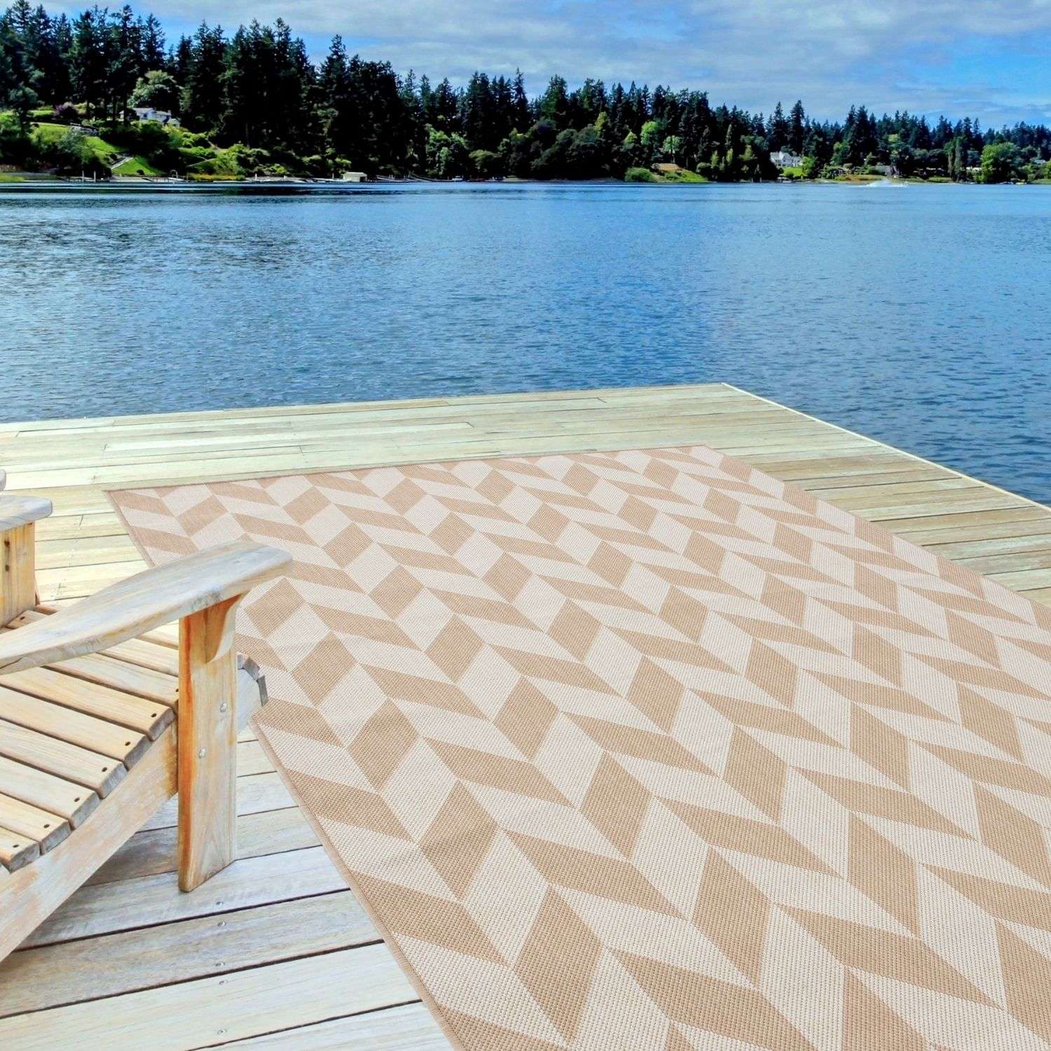 Ecology Outdoor Rug Beige | 600Be - Bargainia.com - 