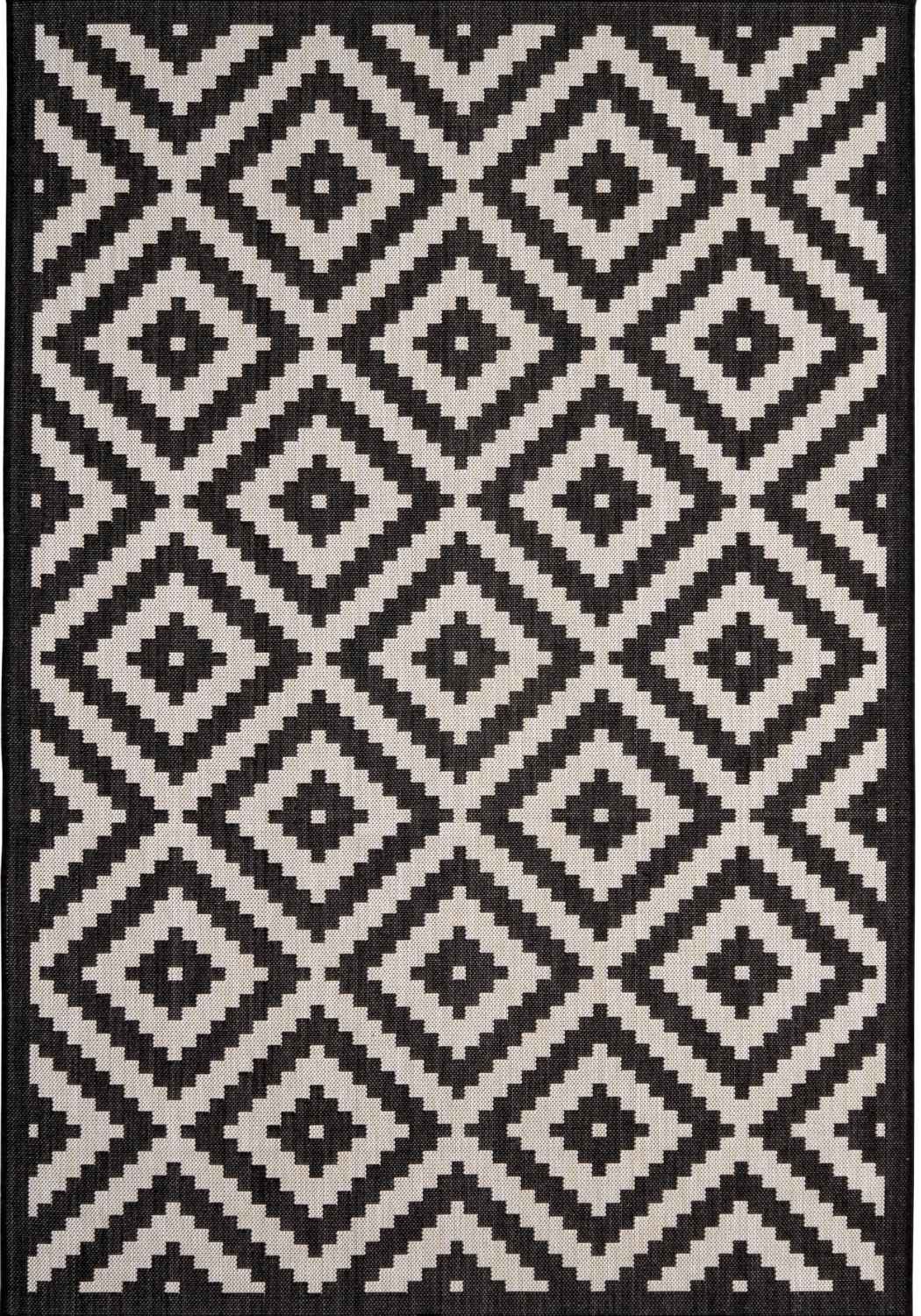 Ecology Outdoor Rug Black | 100bl - Bargainia.com - 5060912239986 - 2558