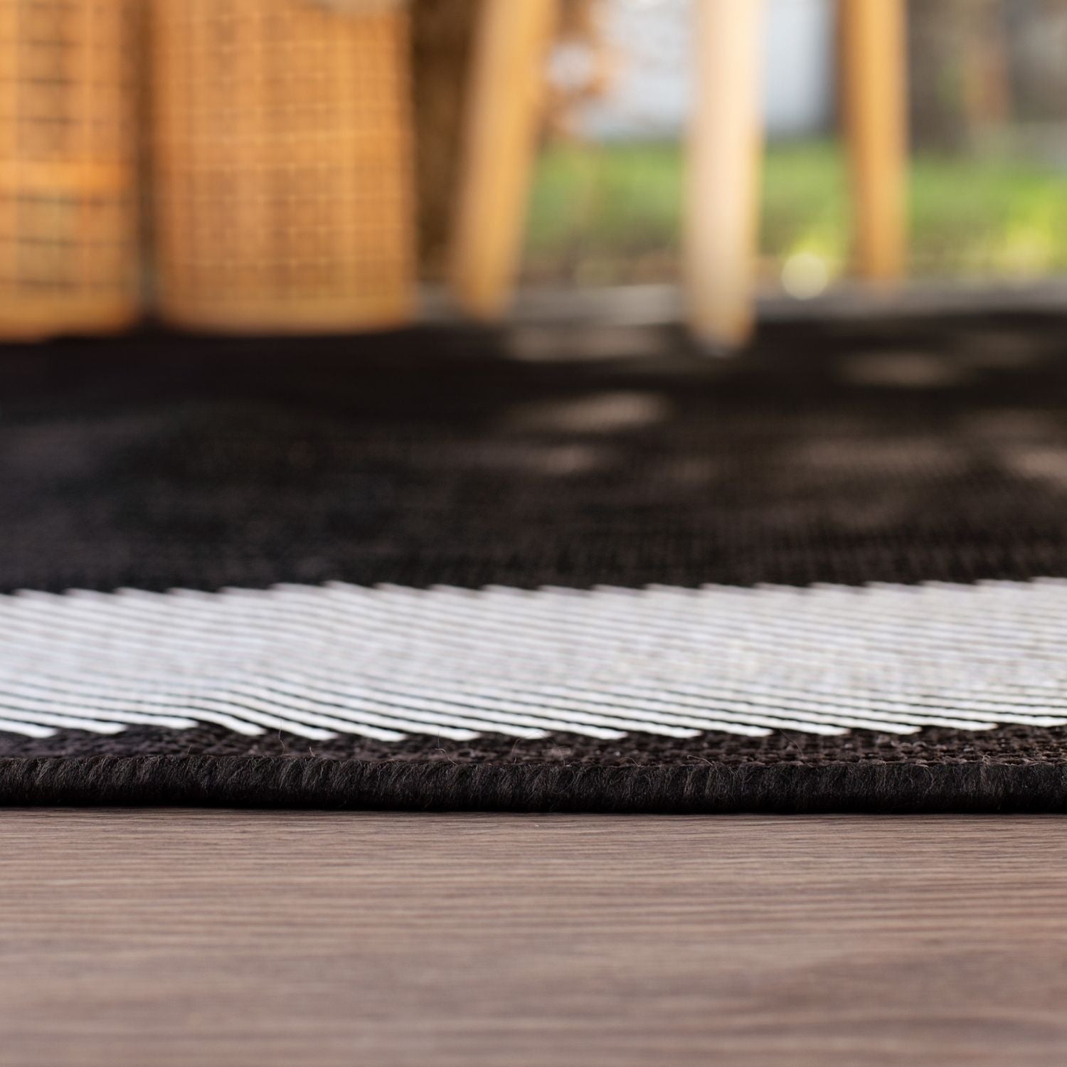 Ecology Outdoor Rug Black | 200bl - Bargainia.com - 5056584500066 - 2574