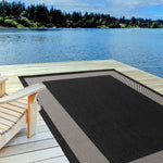 Ecology Outdoor Rug Black | 200bl - Bargainia.com - 