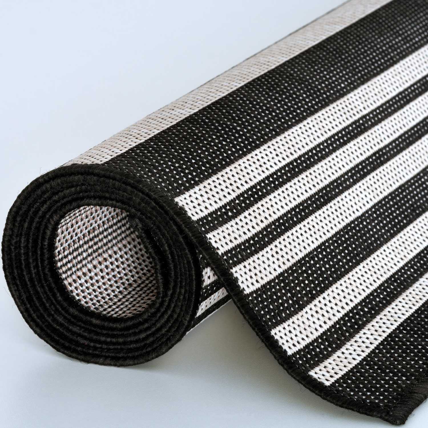 Ecology Outdoor Rug Black | 300bl - Bargainia.com - 