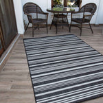 Ecology Outdoor Rug Black | 300bl - Bargainia.com - 
