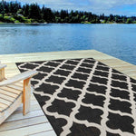Ecology Outdoor Rug Black | 400B - Bargainia.com - 
