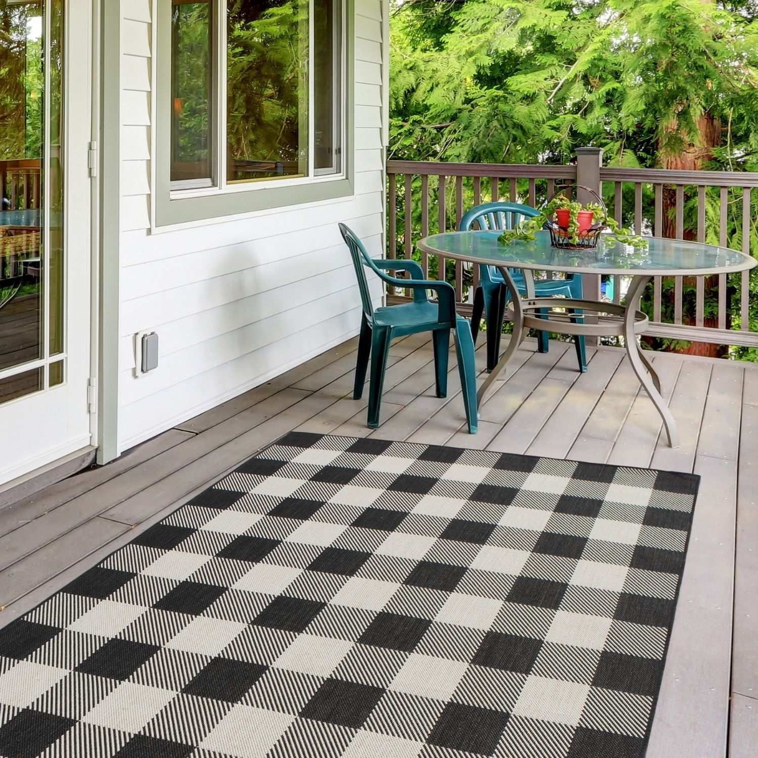 Ecology Outdoor Rug Black | 700BL - Bargainia.com - 5056584500295 - 3050