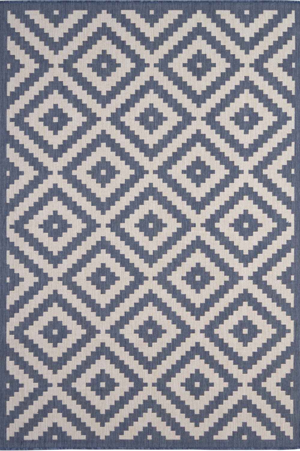 Ecology Outdoor Rug Blue| 100blu - Bargainia.com - 