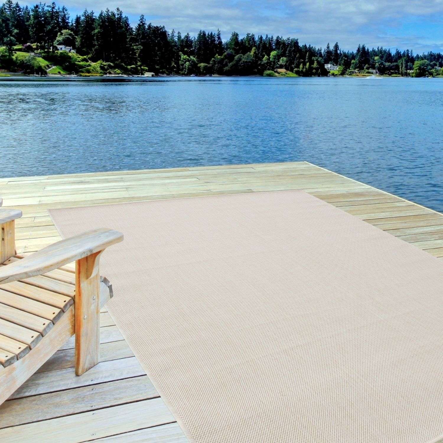 Ecology Outdoor Rug Cream | 500c - Bargainia.com - 