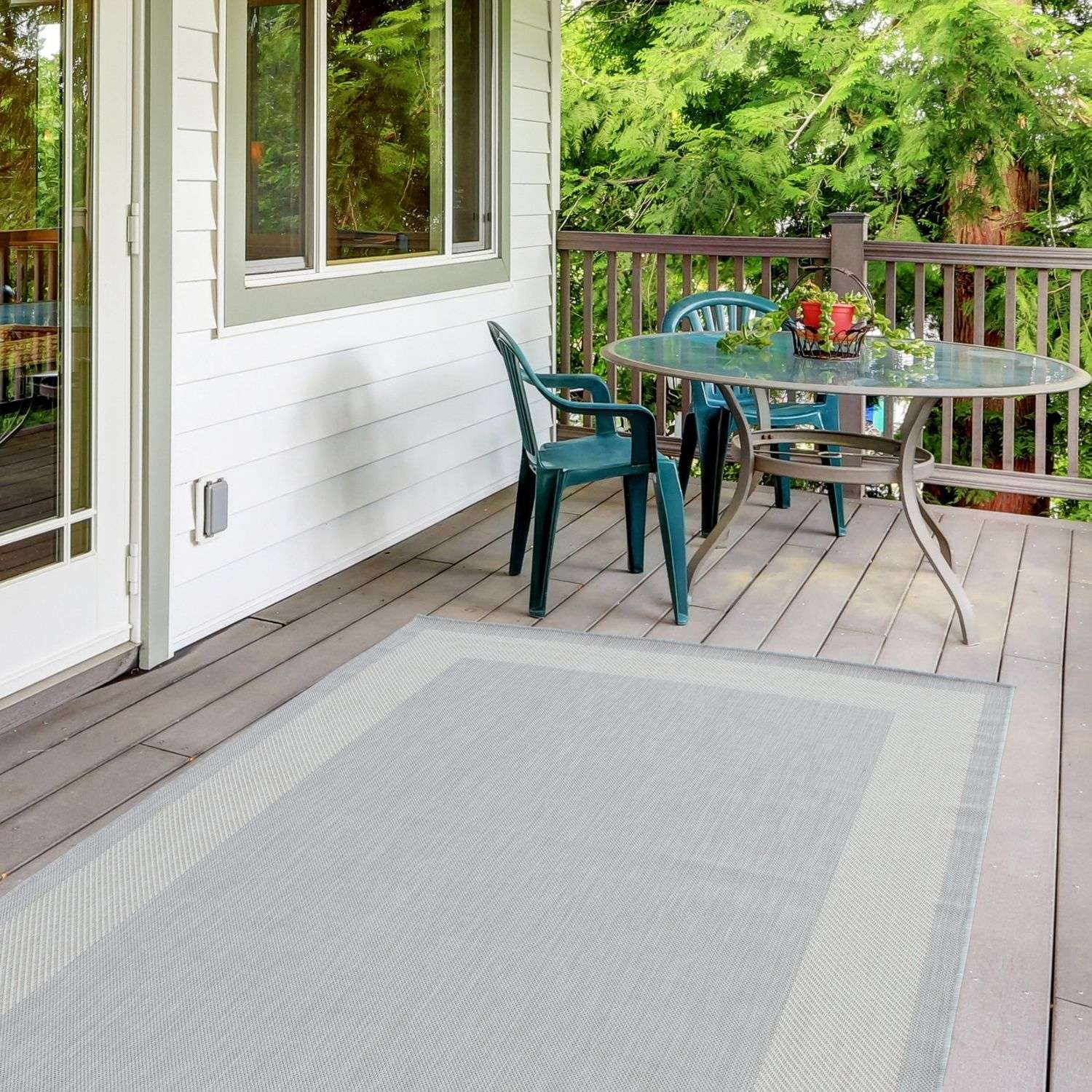 Ecology Outdoor Rug Grey | 200g - Bargainia.com - 