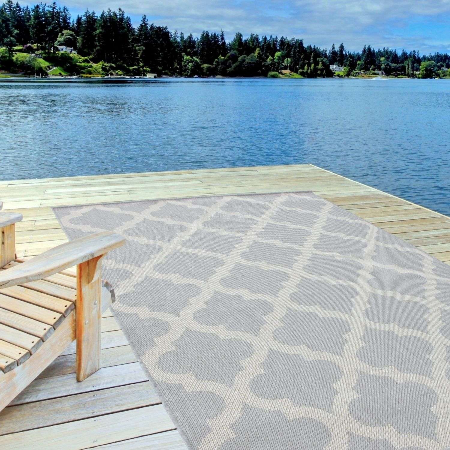 Ecology Outdoor Rug Grey | 400g - Bargainia.com - 5056584500172 - 2610