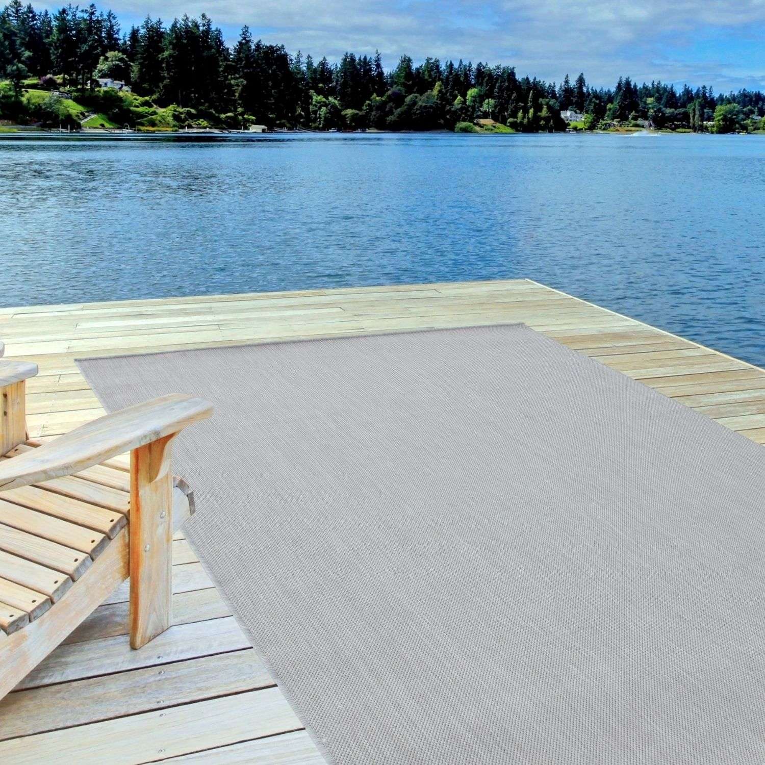 Ecology Outdoor Rug Grey | 500g - Bargainia.com - 