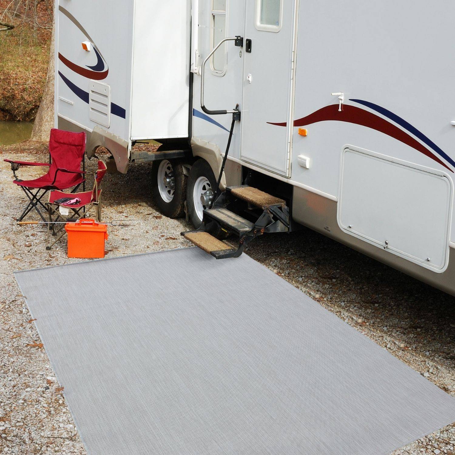 Ecology Outdoor Rug Grey | 500g - Bargainia.com - 