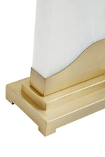 Edith Table Lamp in White Marble and Gold - Bargainia.com - 5018705506920