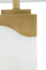 Edith Table Lamp in White Marble and Gold - Bargainia.com - 5018705506920