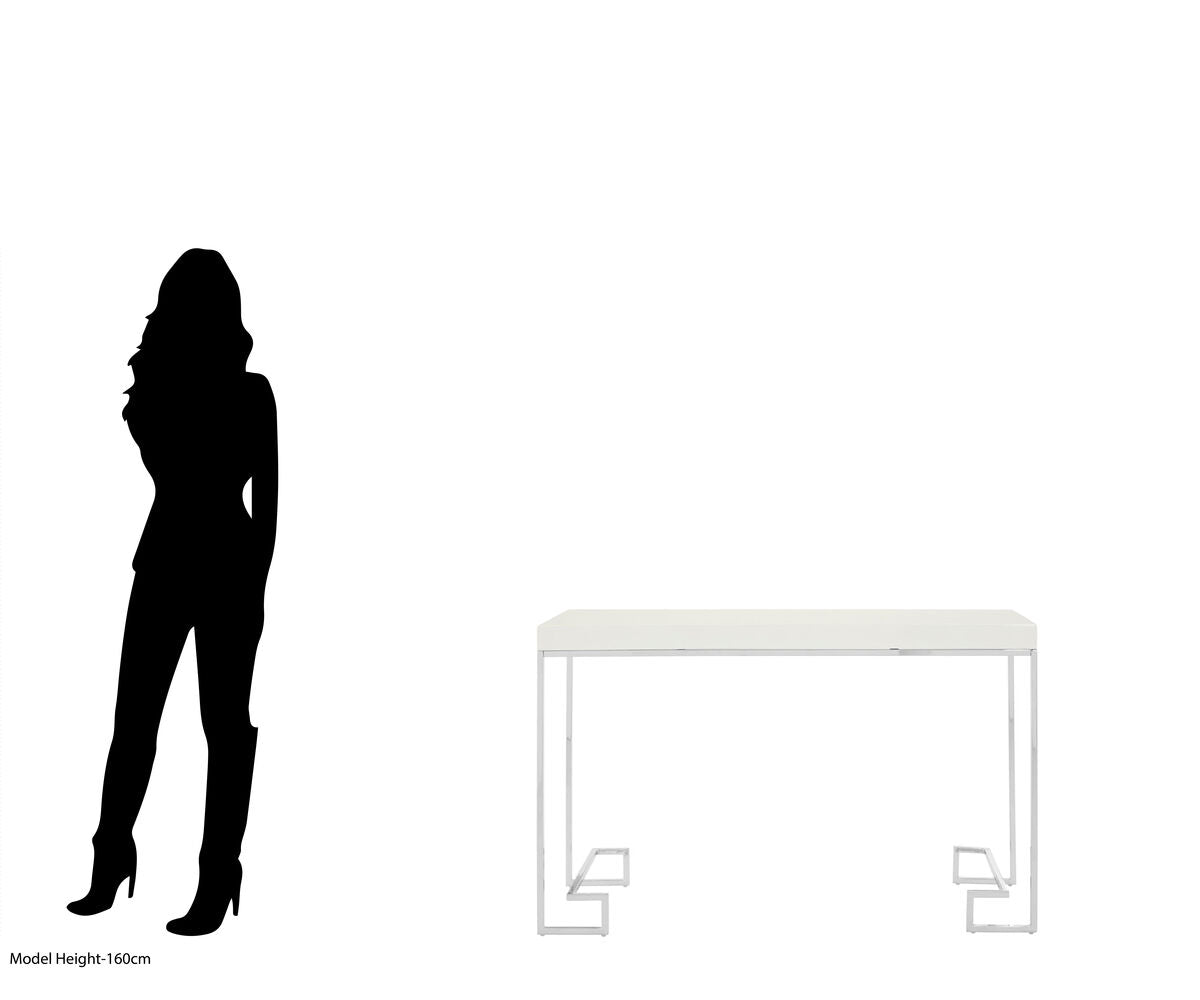 Allure Chrome Console Table