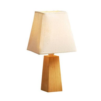 Elion Tapered Wooden Base Table Lamp - Bargainia.com - 5018705507385