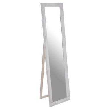 Elizabeth White Floor Standing Mirror - Bargainia.com - 5018705388595