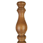 Emely Candle Table Lamp with Wooden Square Base - Bargainia.com - 5018705356020