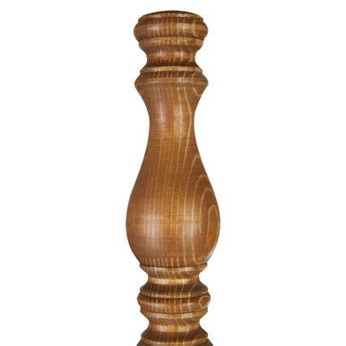 Emely Candle Table Lamp with Wooden Square Base - Bargainia.com - 5018705356020